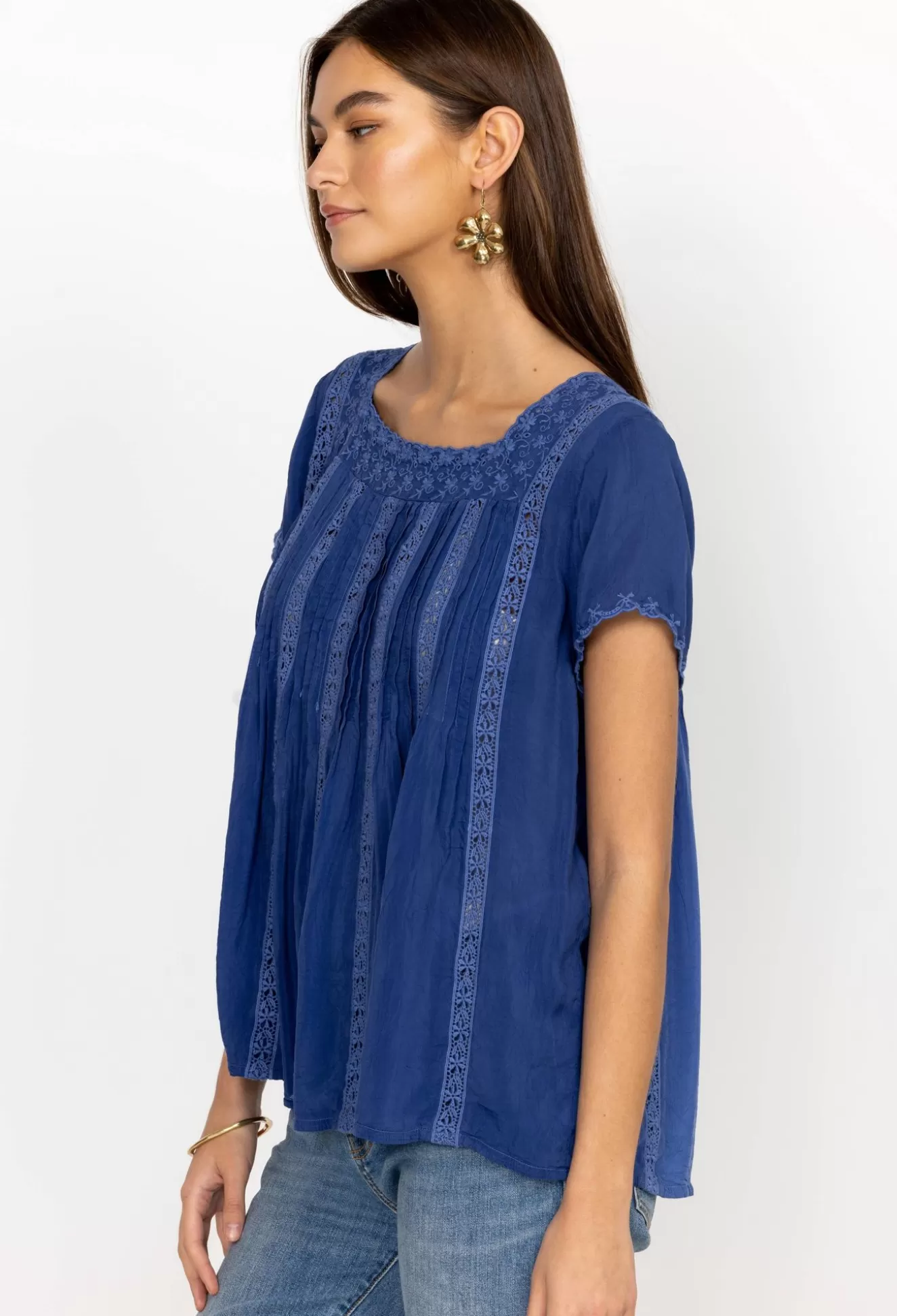 Tops>Johnny Was Brigita Blouse Surf The Web
